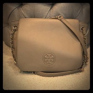Tory Burch leather chain strap shoulder bag